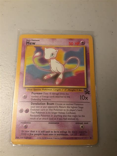 1995 mew promo card value.